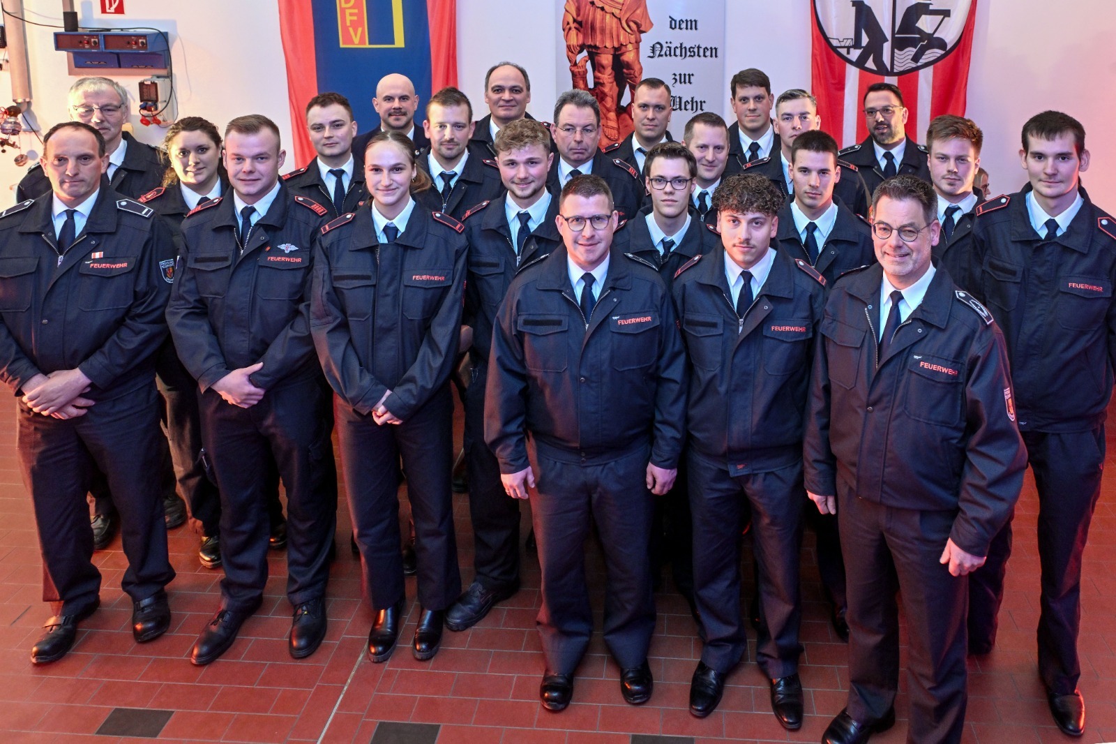 Jahreshauptversammlung der Freiwilligen Feuerwehr Grefrath, Berichtsjahr 2025 am 28.03.2026 im Gerätehaus Grefrath.